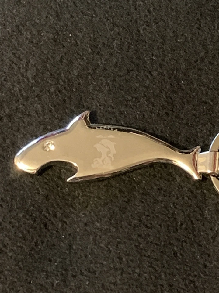 Silver Toned Metal Shark Bottle Opener Keychain Keyring Mazatlan - Image 2 of 4