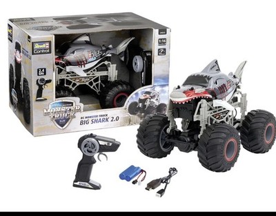 NEU Revell 24553 RC Monster Truck Big Shark 2.0 Hai Design 1:16 Crawler