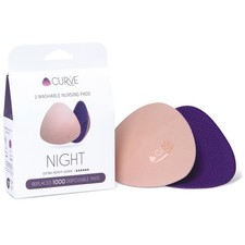 Essential Night - 2 Nursing Pads - Ultra Absorbent - Reusable Washable Brea...