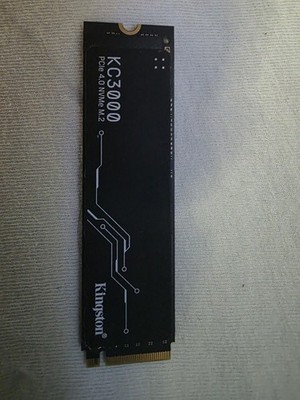 New/open box Kingston KC3000 4tb M.2 NVMe Internal SSD (SKC3000D/4096G)