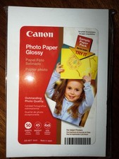 NEW Canon 4x6 Photo Paper Glossy 50 Sheets, For Inkjet Printers, New Sealed