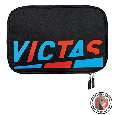 New VICTAS Table Tennis Case Play Logo Racket Case Snubbull x Red BL/RD 5090