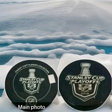 2015 STANLEY CUP PLAYOFFS INGLASCO OFFICIAL HOCKEY PUCK made in 🇸🇰 