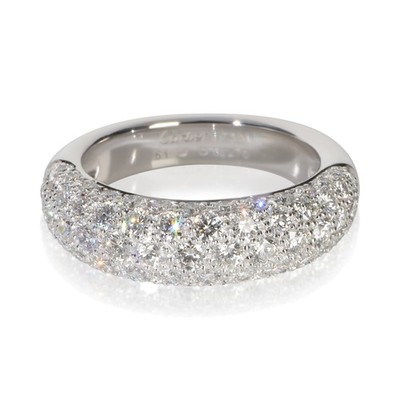Cartier White Gold Diamond Mimi Star Ring