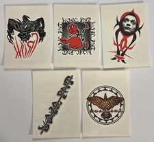 1996 Kitchen Sink Press The Crow City of Angels Temporary Tattoo Cards NRMT/MT