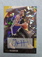 2021 Tyrese Haliburton The National Rookie Gold Cracked Ice Auto 2/5