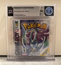 Pokemon Crystal Nintendo Game Boy Color WATA 9.8 A++ Sealed VGA CGC PSA GRAIL