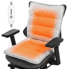 Heated Seat Cushion for Office Chair, Heated Seat Pad for Pain Relief Promote...