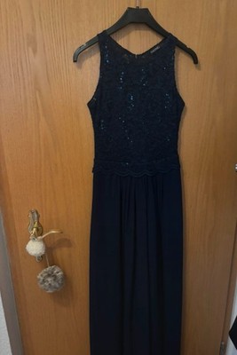 Jugendweihe / Abendkleid in dunkelblau von der Marke Swing in Größe XS.