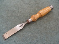 Large 1 1/16" wide Registered pattern mortice chisel by I & H Sorby, Sheffield.