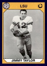 1990 Collegiate Collection LSU Tigers #13 Jim Taylor