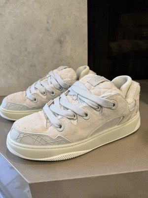 Dior ERL B9S Beige White Terry Cloth Skate Sneakers - Size 46 (US 13) 