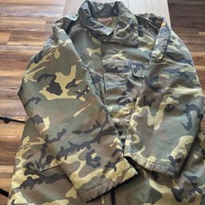 Spanish Military Combat Jacket Vintage Army Shirt Spain - Field jacket