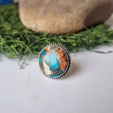 Spiny Oyster Turquoise Gemstone Ring 925 Sterling Silver Wedding Gift Ring BT695
