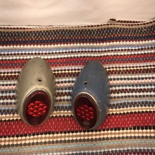 Vintage Vw Bug Beetle Snowflake Taillights 1955 56 57 58 59 60 1961 Hassia K1574