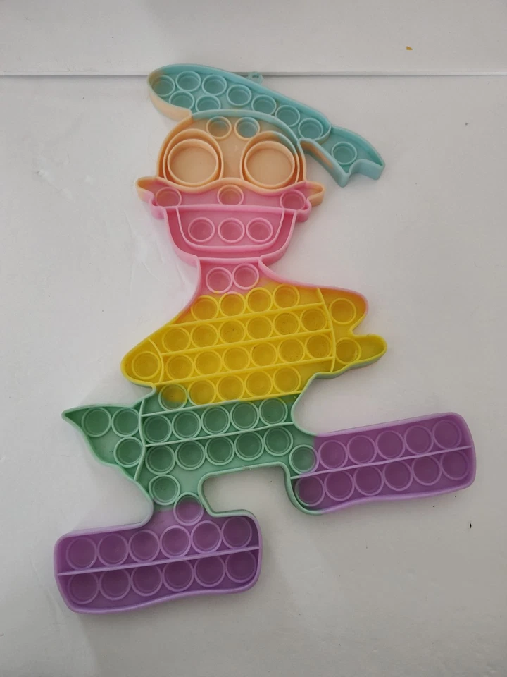 Donald Duck Stress Toy Popit Fidget Toys Push Bubble Sensory Toy  15"By 11" Rare - Image 3 of 4