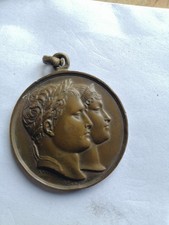 médaille napoléon empereur et roi et marie louise d Autriche