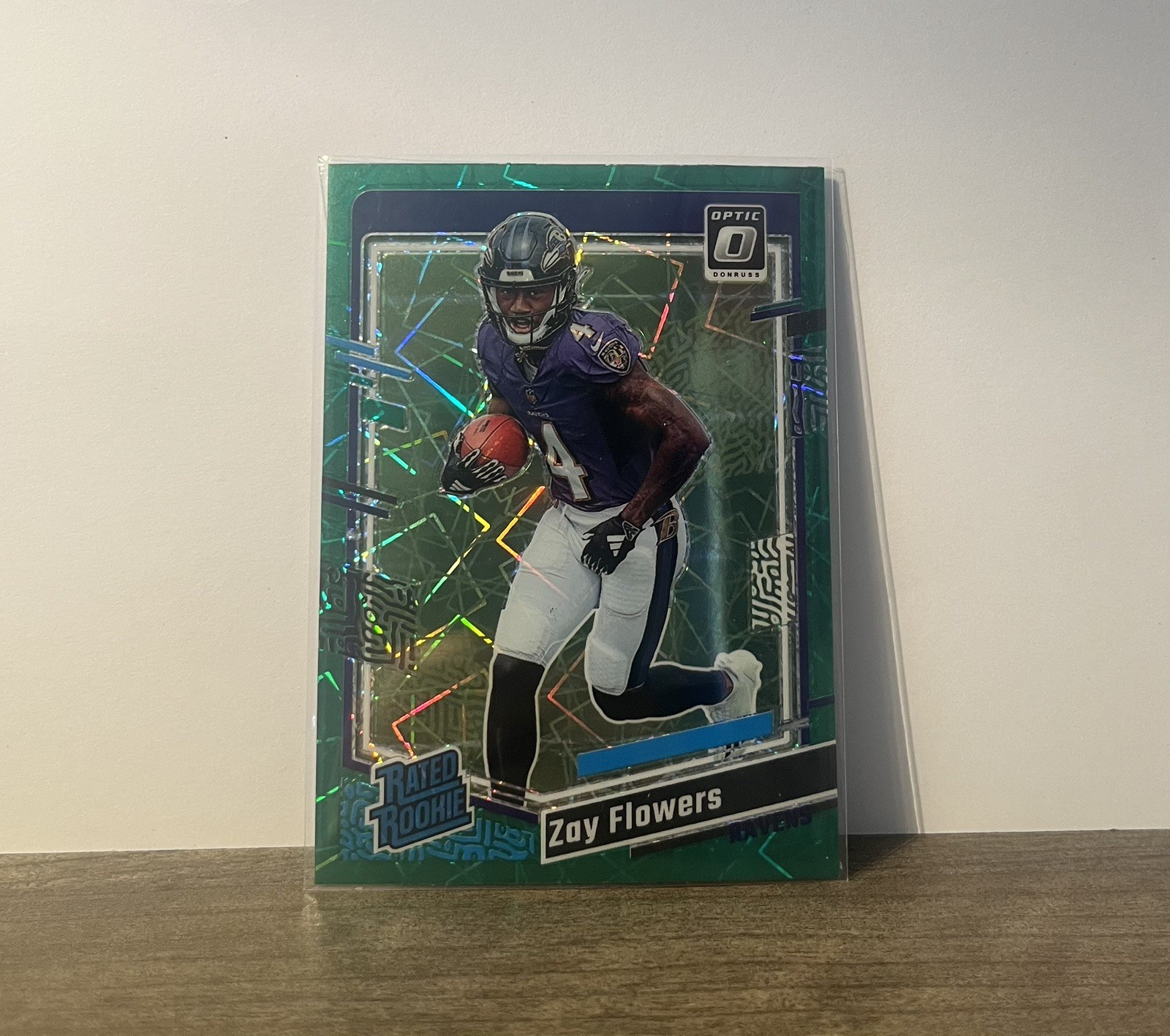 2023 Panini Donruss Optic Zay Flowers Green Velocity #210 (RC)