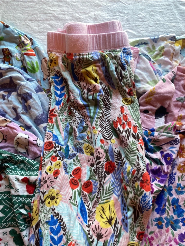 Lote de (8) Piezas Little Sleepies Pijama Bambú Prendas para el torso + Parte Inferior Desajustada 7/8 Foto 4 de 4