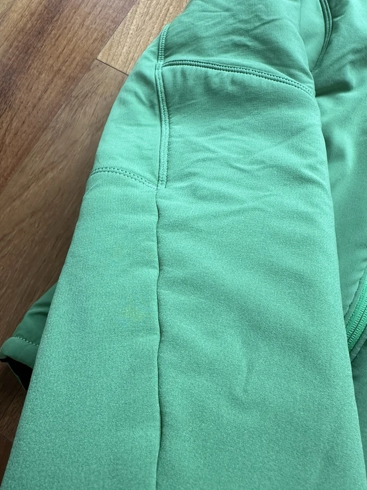Chaqueta polar Arc’teryx Hyllus para mujer con logotipo verde cremallera esquí aire libre mediana Foto 4 de 4