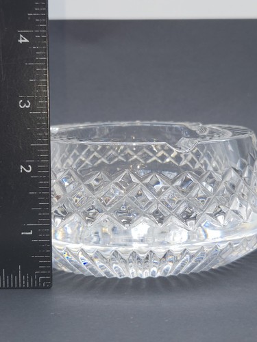 Vintage Tyrone Irish Brilliant Crystal Ashtray Bowl 5-1/4"W Signed •Retired •EUC - Picture 19 of 21