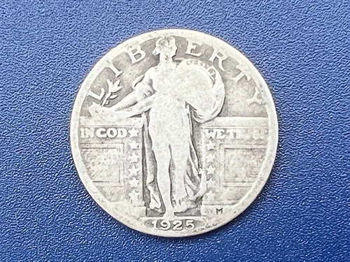 1925 Standing Liberty Quarter 90% Silver USA