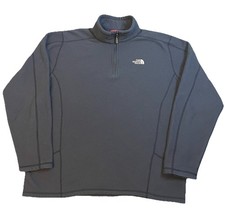 The North Face 1/4 Zip Fleece Sweater Men’s Large Navy Blue Pullover Athletic
