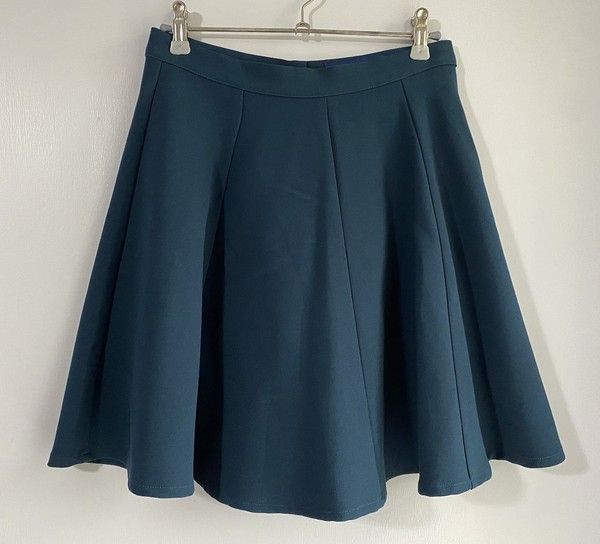 PRINCESS HIGHWAY teal circle skater skirt size 8 [worn once]