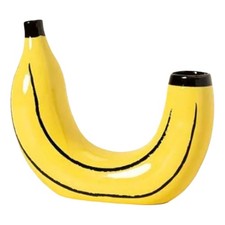 Banana Fruit Shape Resins Flower Vases for Living Room or Dining Table Decors
