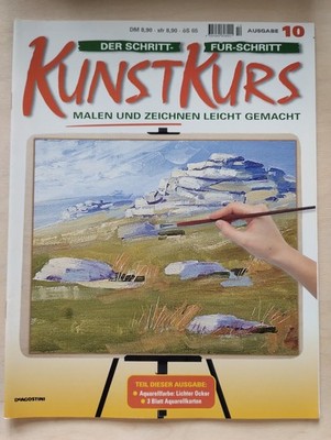 Kunstkurs, Malen und Zeichnen leicht gemacht, Farbstifte, Aquarell, Ausgabe 10