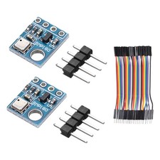 2 Pcs BMP180 Single Hole 3.3V Atmospheric Pressure Sensor Module with Wire