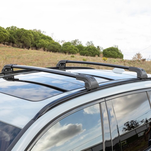 Strong Roof Rack Cross Bars for Kia Sedona 2016 - 2020 High Load Capacity Black - Bild 5 von 12