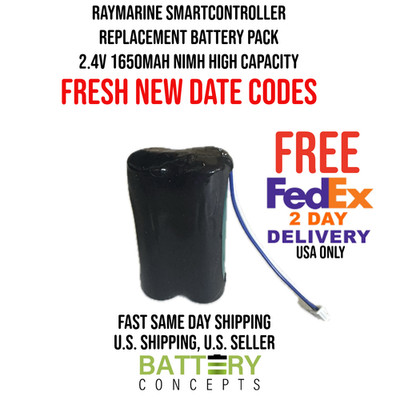 Raymarine Battery Pack Smart Controller A18119 2.4V 1650mAh NiMH using FDK cells