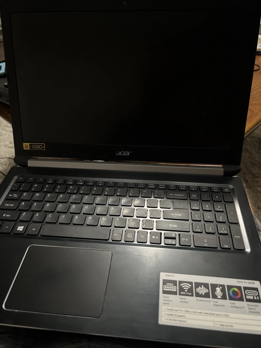 Acer Intel Core i5 7th Gen. 8 GB RAM PC Laptops & Netbooks for