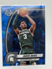 2024-25 Bowman Chrome University Jaden Akins #80 Sapphire Edition