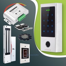 HOMSECUR Weatherproof IP66 APP WIFI Fingerprint PIN Access Control Touch Keypad
