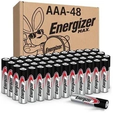 ENERGIZER MAX AAA BATTERIES 48 COUNT NEW SEALED PACKAGE EXP 2032