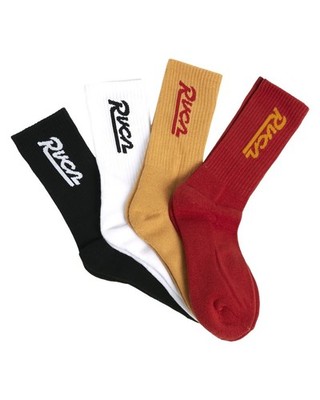 RVCA Socken Crew Herren 4er Pack bunt Socken