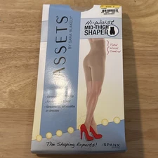 Spanx Assets Size 2 Hi Waist Mid-Thigh Shape by Sara Blakely Nude NIP