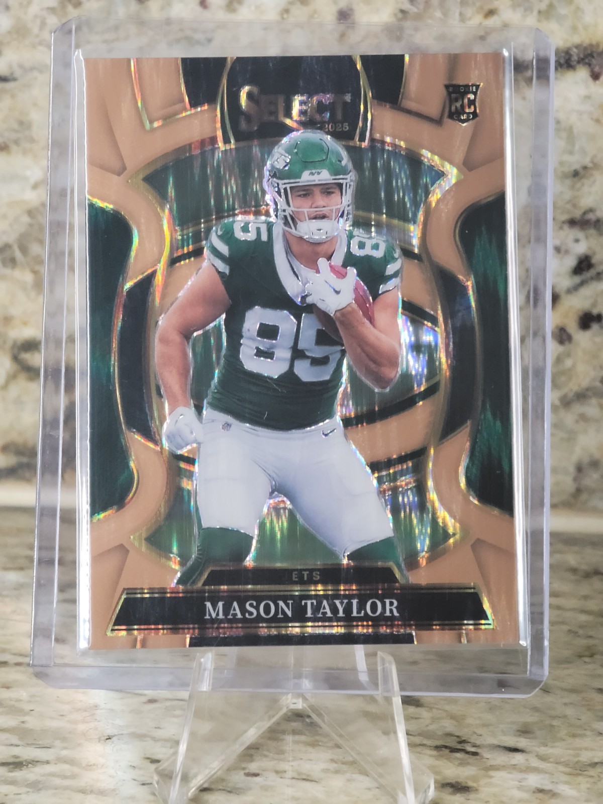 2025 Panini Select - Concourse Mason Taylor #76 Copper Shock Prizm /899 (RC)