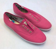 Keds x Kate Spade New York Women's Sneakers Pink Slip-on Canvas   Size 10 New