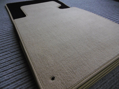 $$$ Genuine Lengenfelder Floor Mats to fit BMW E46 3 Series Convertible + BEIGE + NEW