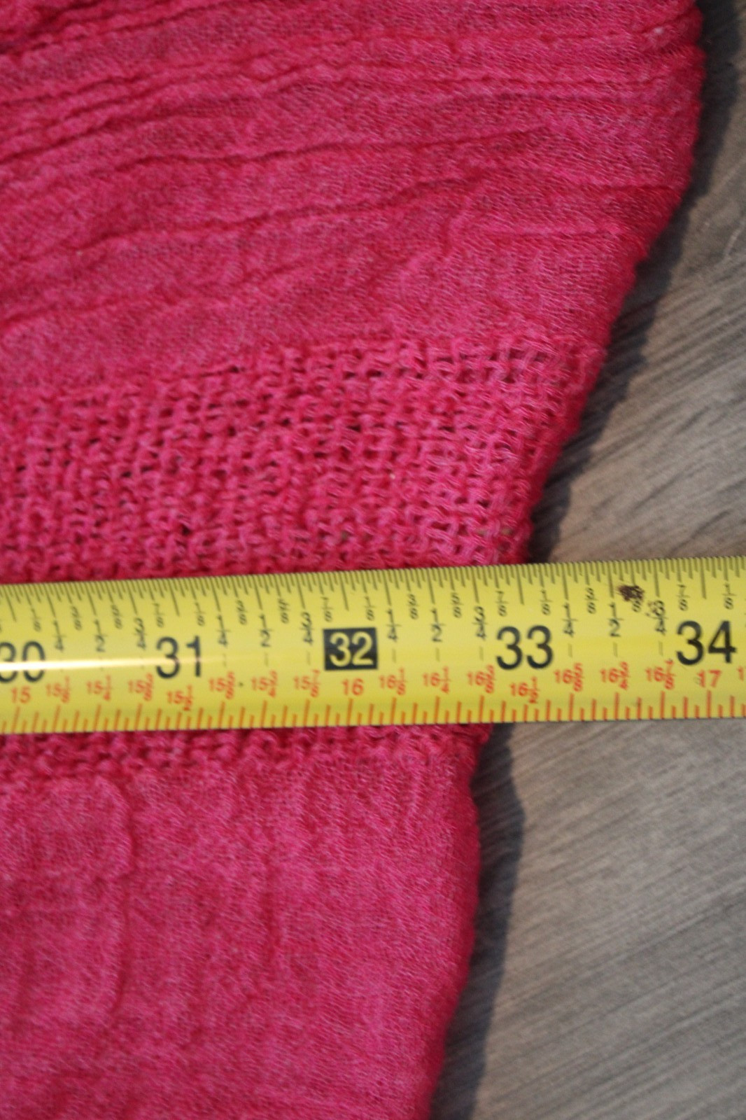 Lightweight Accent Infinity Loop Scarf Solid Fush… - image 3