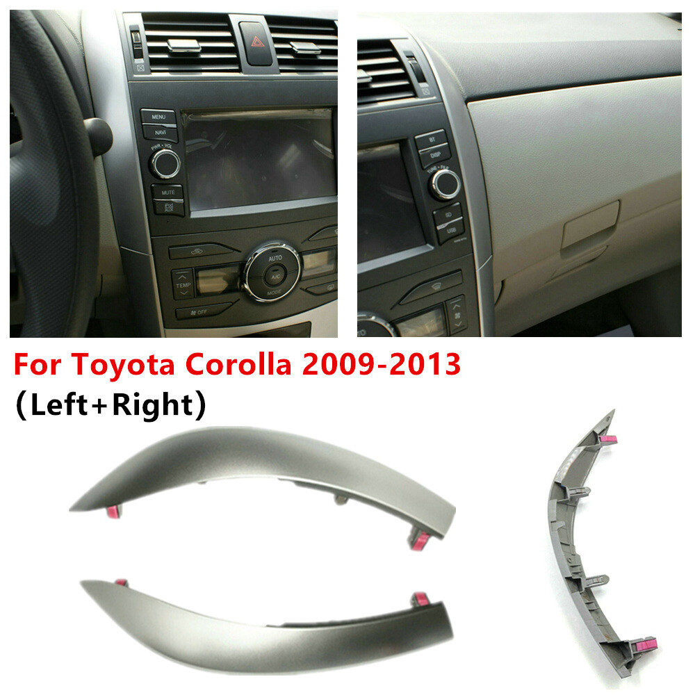 Tira de del tablero central superior izquierda + derecha para Toyota Corolla 09-2013 | eBay