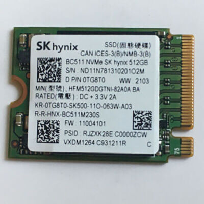 ますい品　SK Hynix BC511 512GB SK HYNIX 512GB M.2 PCIe Gen 4x4 NVMe SSD HFS512GEM3X174N | eBay