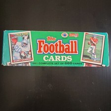1991 TOPPS NFL Complete Unused Set Of 660 Cards