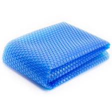 ThermoFloat 6x6' Hot Tub Bubble Solar Cover Floating Trimmable Spa Blanket 16mil