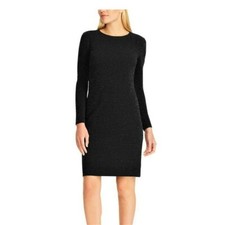 RALPH LAUREN Women's BLACK Shimmer VALLINA Dress SZ 6 Stretch NWT USA SHIPPED