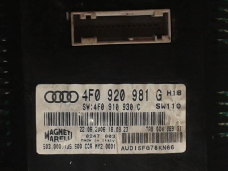 Medidor de velocímetro usado se adapta a: Audi a6 2007 170 MPH sin opción de crucero adaptativa 9 Foto 3 de 4