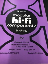 MHF-167 HI-FI SAMS MANUAL PANASONIC PHILCO SHARP SONY TECHNICS WARDS NOS